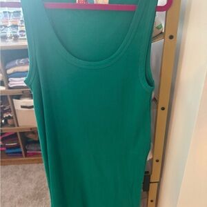 Free People Teal Tank Dress